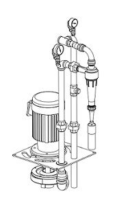 Hydrocyclone and pump set 